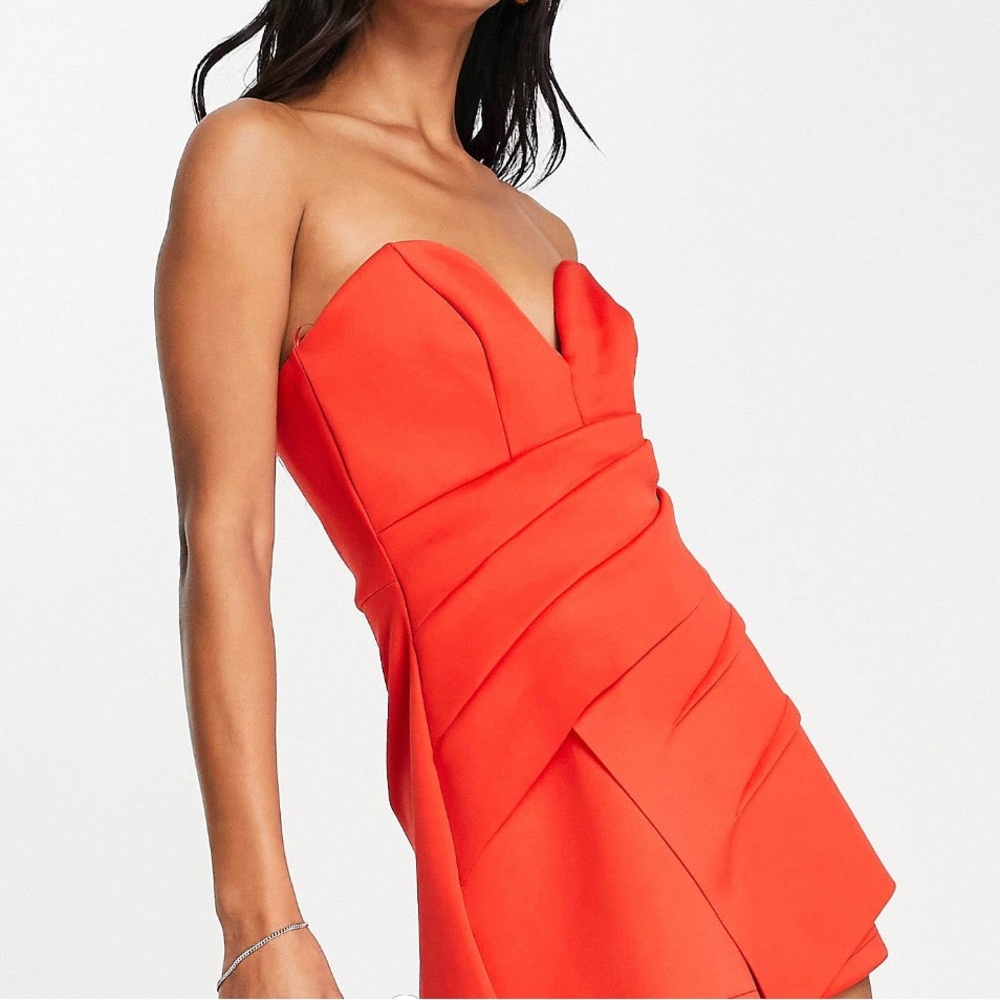 RIVER ISLAND Red Romper